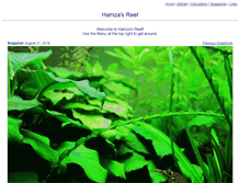 Tablet Screenshot of hamzasreef.com